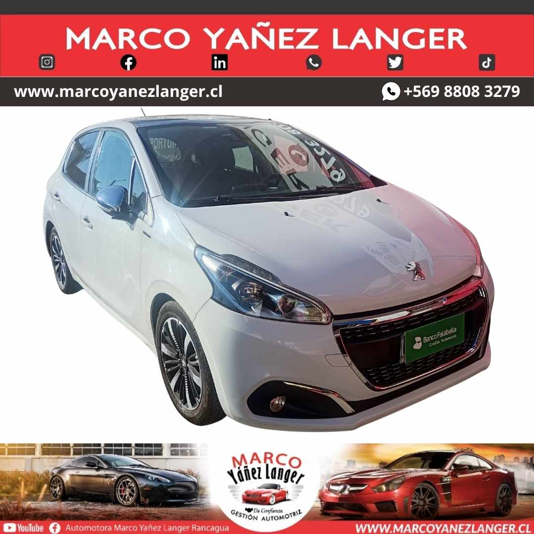 PEUGEOT 208 SIGNATURE BLUEHDI 1.5 / AÑO 2019 / 126.203 KILOMETROS / EXCELENTE ESTADO