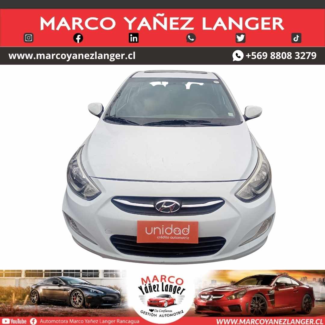 HYUNDAI ACCENT 1.6 / AÑO 2015 / 113.139 KILOMETROS / EXCELENTE ESTADO - Imagen 13
