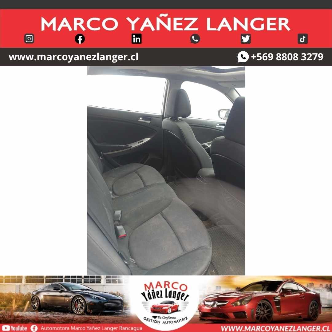 HYUNDAI ACCENT 1.6 / AÑO 2015 / 113.139 KILOMETROS / EXCELENTE ESTADO - Imagen 11