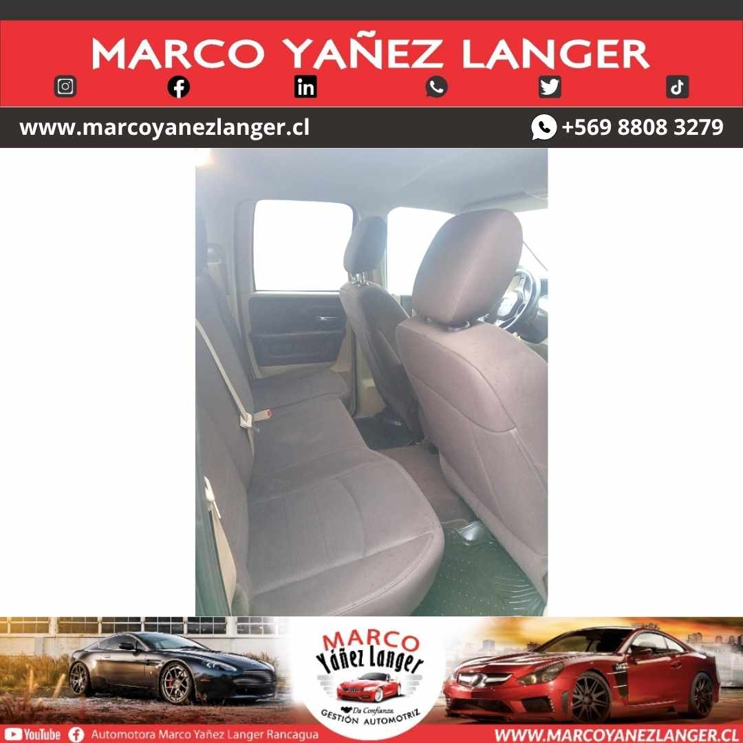 DODGE NEW RAM 1500 SLT 4X4 3.6 AUT / EXCELENTE ESTADO - Imagen 12