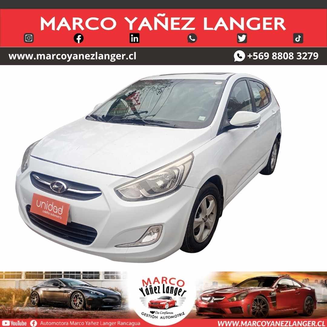 HYUNDAI ACCENT 1.6 / AÑO 2015 / 113.139 KILOMETROS / EXCELENTE ESTADO - Imagen 14