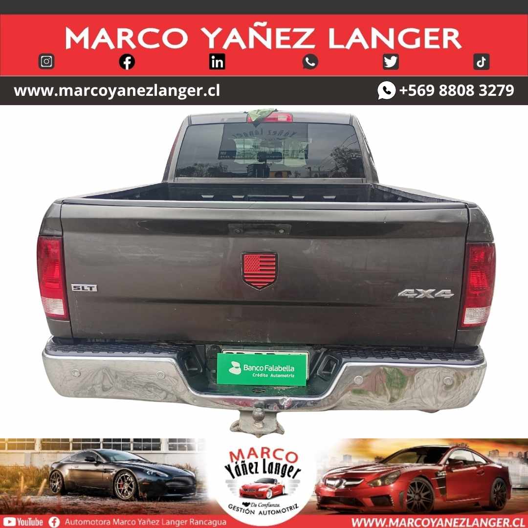 DODGE NEW RAM 1500 SLT 4X4 3.6 AUT / EXCELENTE ESTADO - Imagen 4