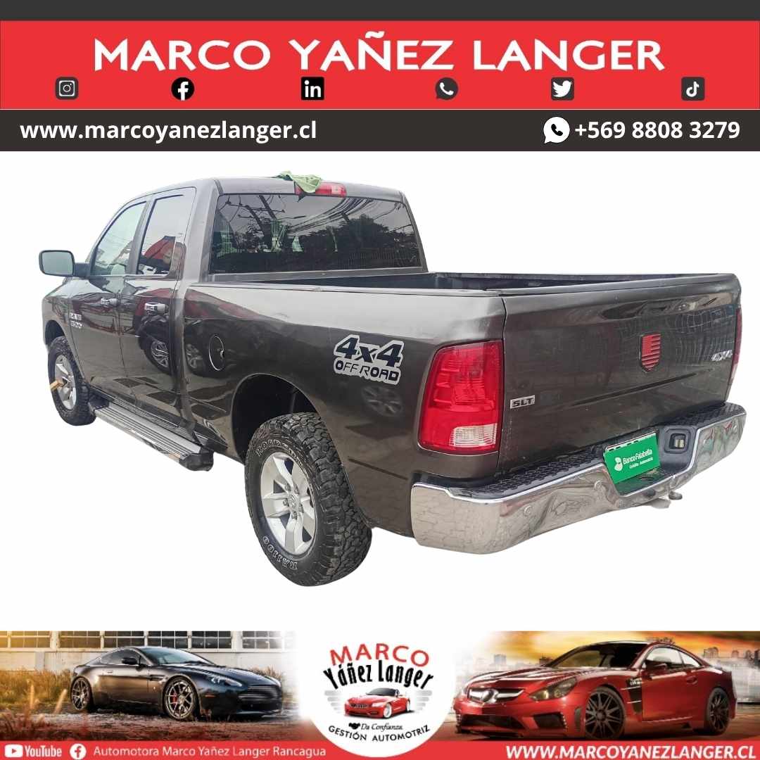 DODGE NEW RAM 1500 SLT 4X4 3.6 AUT / EXCELENTE ESTADO - Imagen 5