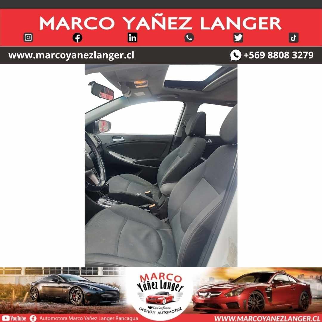 HYUNDAI ACCENT 1.6 / AÑO 2015 / 113.139 KILOMETROS / EXCELENTE ESTADO - Imagen 5