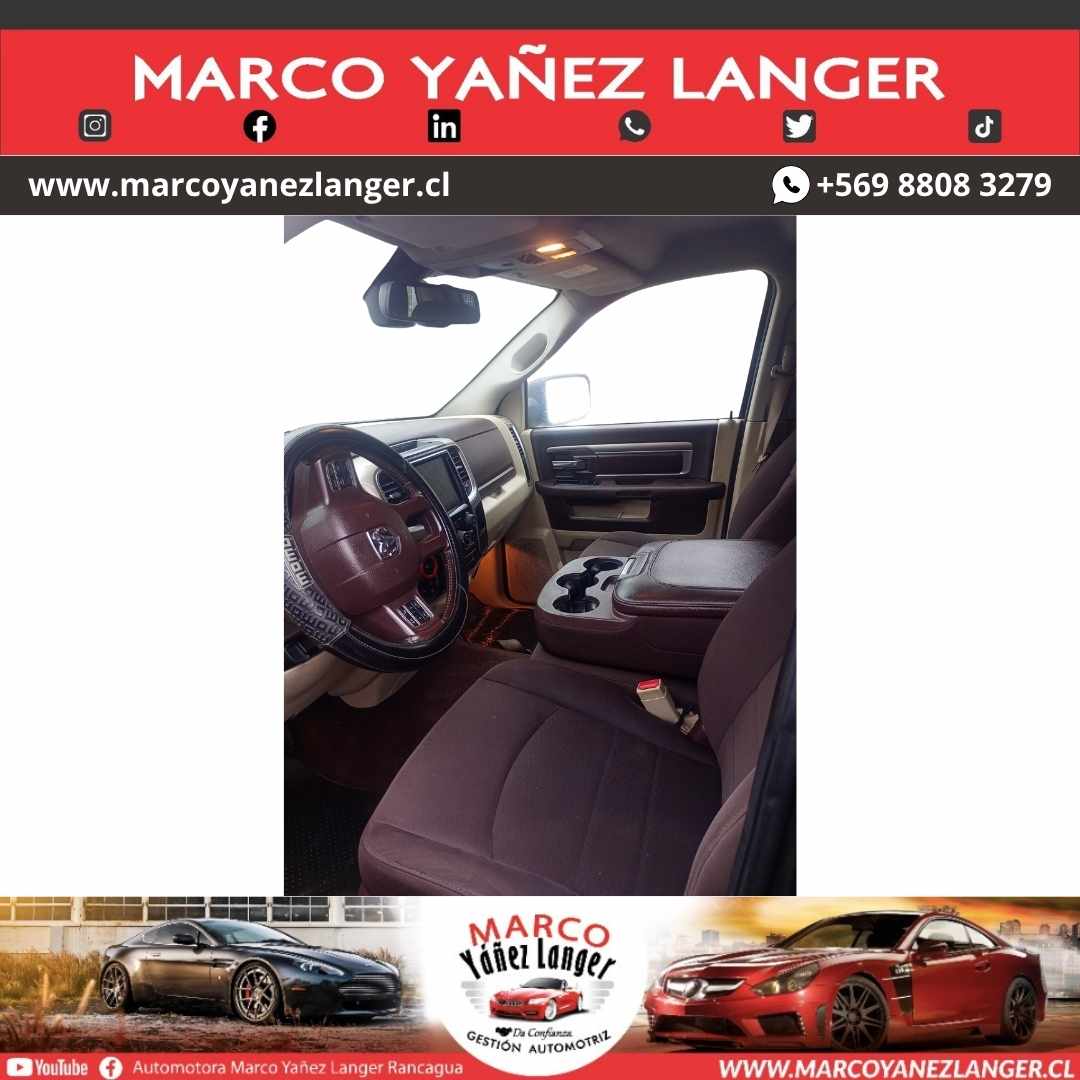 DODGE NEW RAM 1500 SLT 4X4 3.6 AUT / EXCELENTE ESTADO - Imagen 8