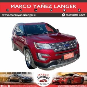 FORD EXPLORER XLT 3.5 AUT / AÑO 2018 / 90.056 KILOMETROS / 3 CORRIDAS DE ASIENTOS / EXCELENTE ESTADO