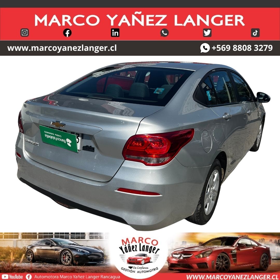 CHEVROLET CAVALIER LS 1.5 / AÑO 2018 / 124.522 KILOMETROS / EXCELENTE ESTADO - Imagen 6
