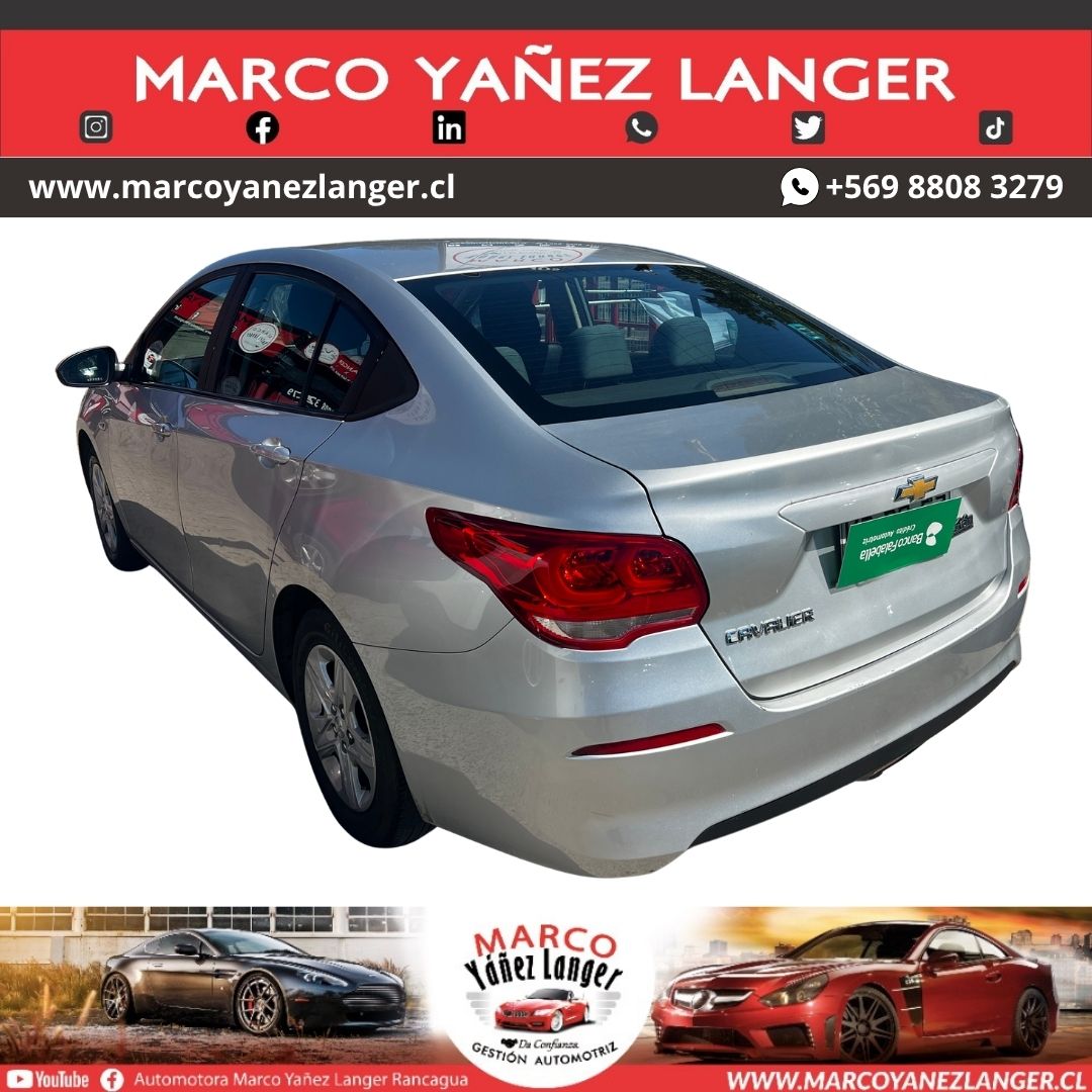 CHEVROLET CAVALIER LS 1.5 / AÑO 2018 / 124.522 KILOMETROS / EXCELENTE ESTADO - Imagen 7