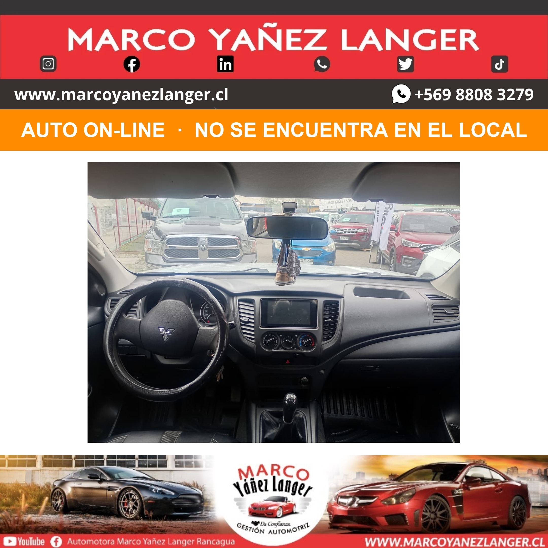ON-LINE / MITSUBISHI L200 WORK CR 2.4 DIÉSEL / AÑO 2020 / 126.000 KILOMETROS / USO PARTICULAR / EXCELENTE ESTADO - Imagen 7