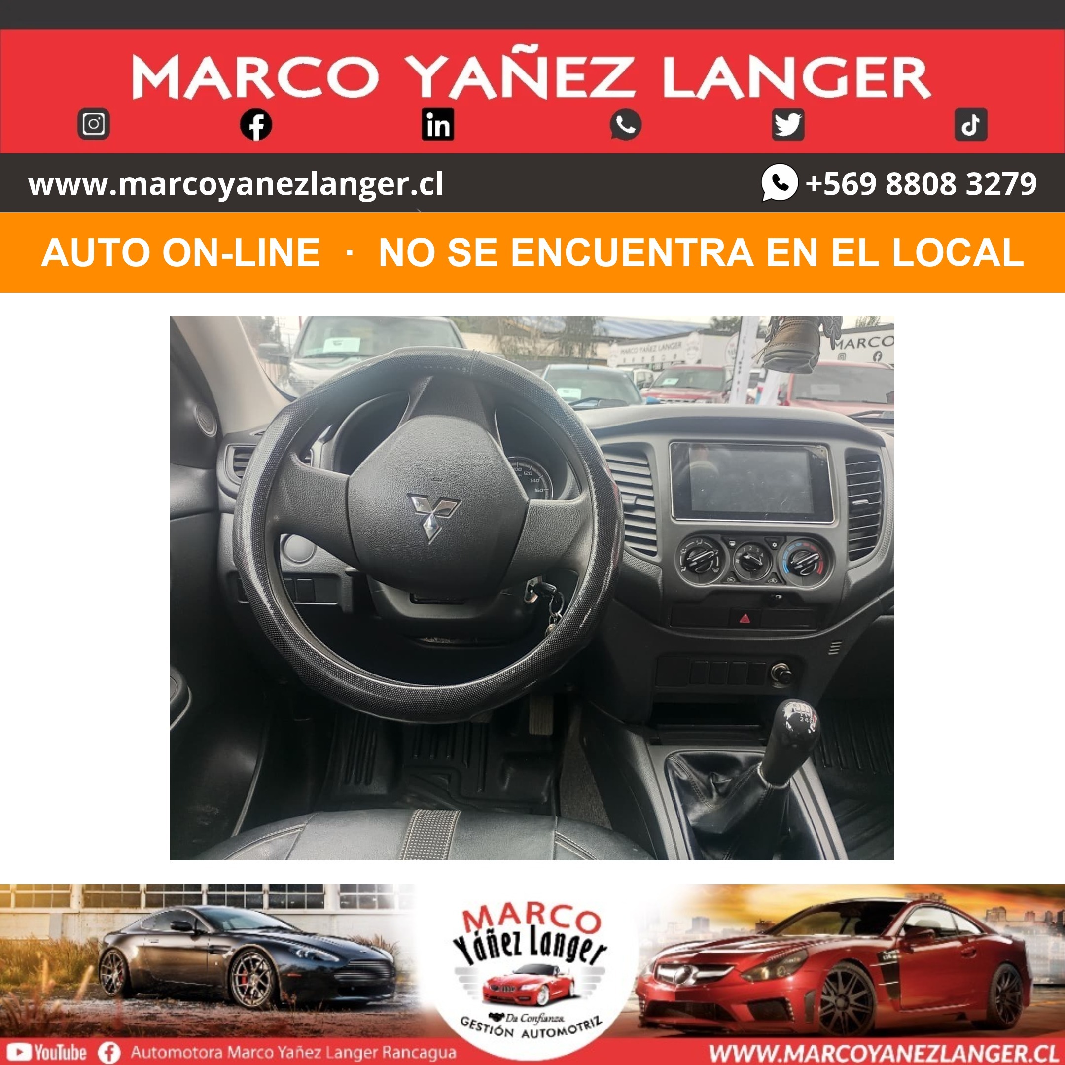 ON-LINE / MITSUBISHI L200 WORK CR 2.4 DIÉSEL / AÑO 2020 / 126.000 KILOMETROS / USO PARTICULAR / EXCELENTE ESTADO - Imagen 8