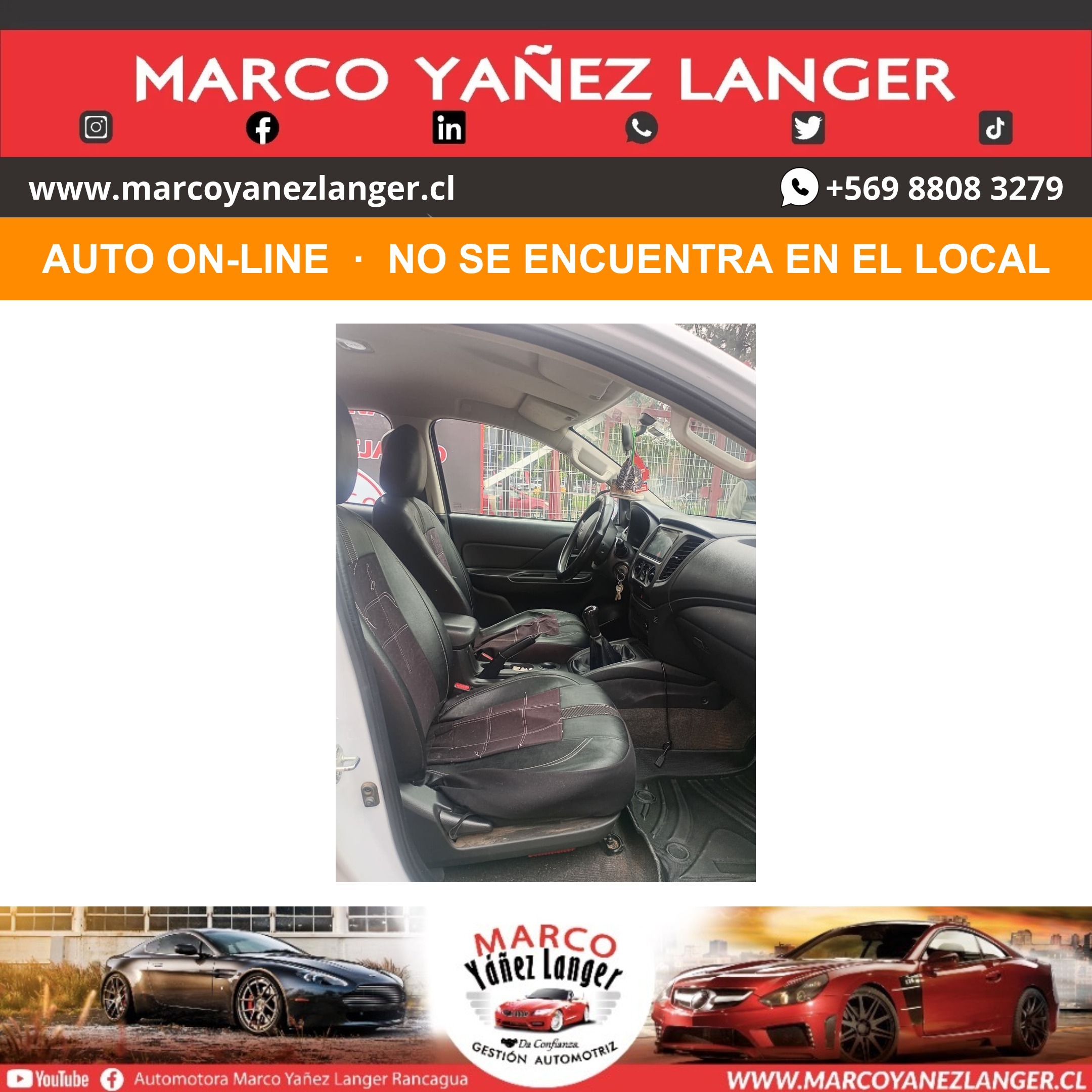ON-LINE / MITSUBISHI L200 WORK CR 2.4 DIÉSEL / AÑO 2020 / 126.000 KILOMETROS / USO PARTICULAR / EXCELENTE ESTADO - Imagen 10