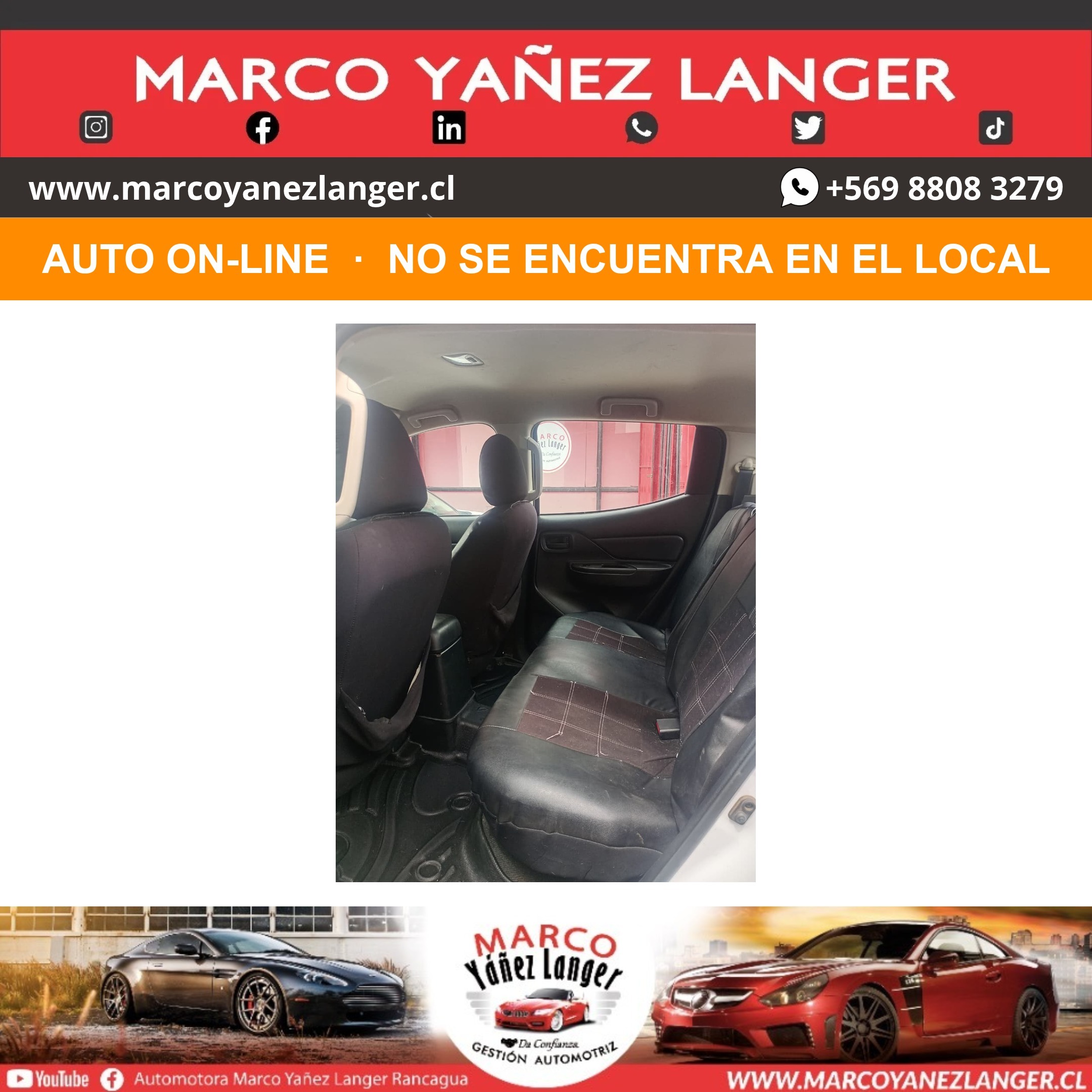 ON-LINE / MITSUBISHI L200 WORK CR 2.4 DIÉSEL / AÑO 2020 / 126.000 KILOMETROS / USO PARTICULAR / EXCELENTE ESTADO - Imagen 12